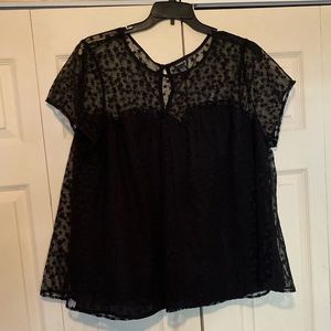 Black Lace/Star Top